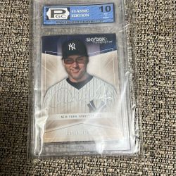 Yankees Derek Jeter Graded Card 10.