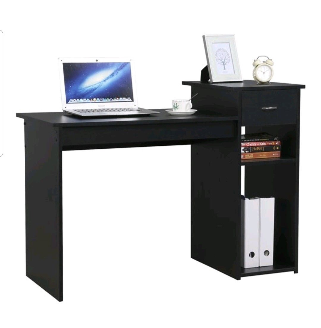 Desk with drawer and storage