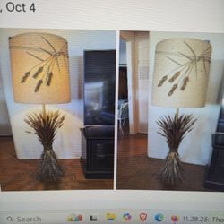 Antique Game Of Throw a Floor Lamp