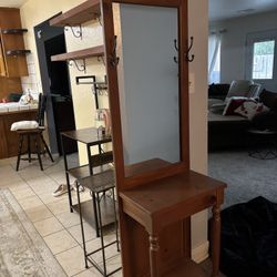 Hall Tree mirror 