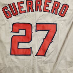 Custom Vladimir Guerrero Sr Gray Anaheim Angels Jersey XL 