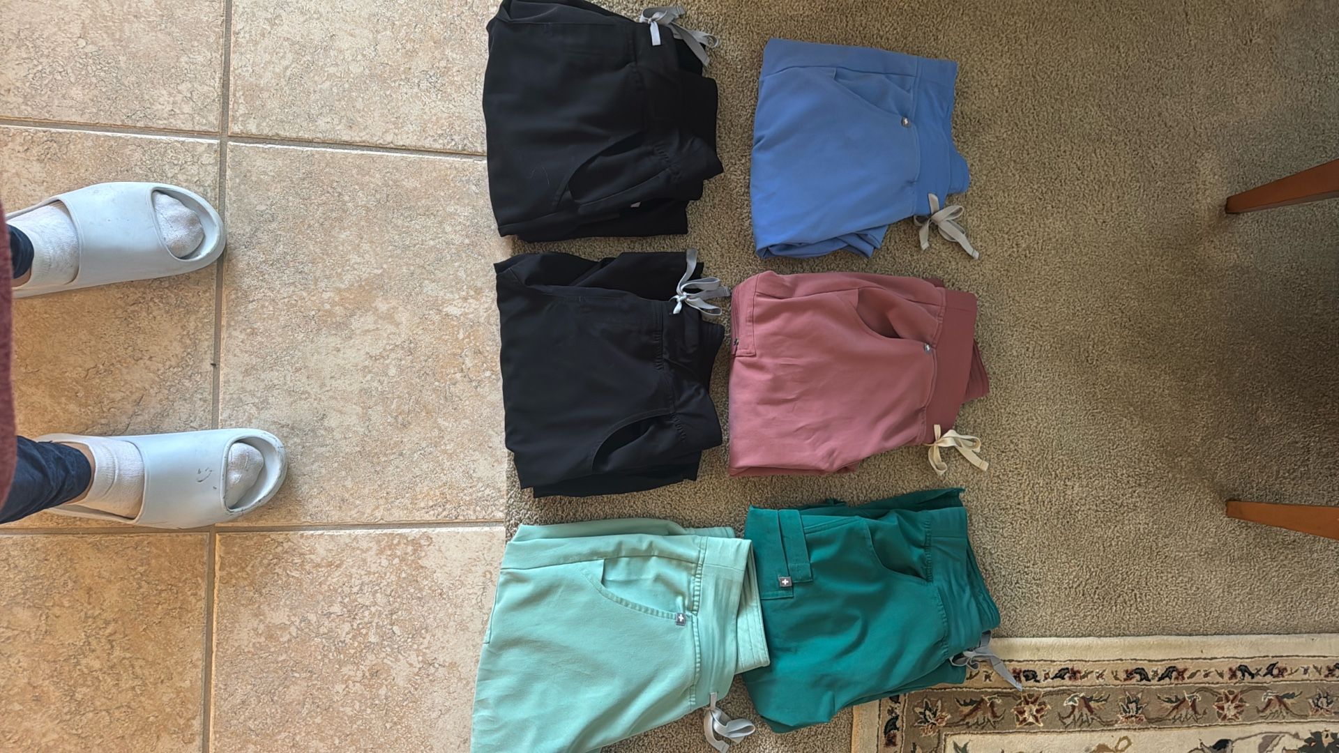 FIGS Nurse Scrub Pants 6 Pair Small