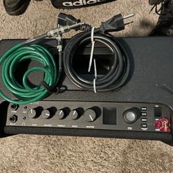 Pink Guitar With Amp