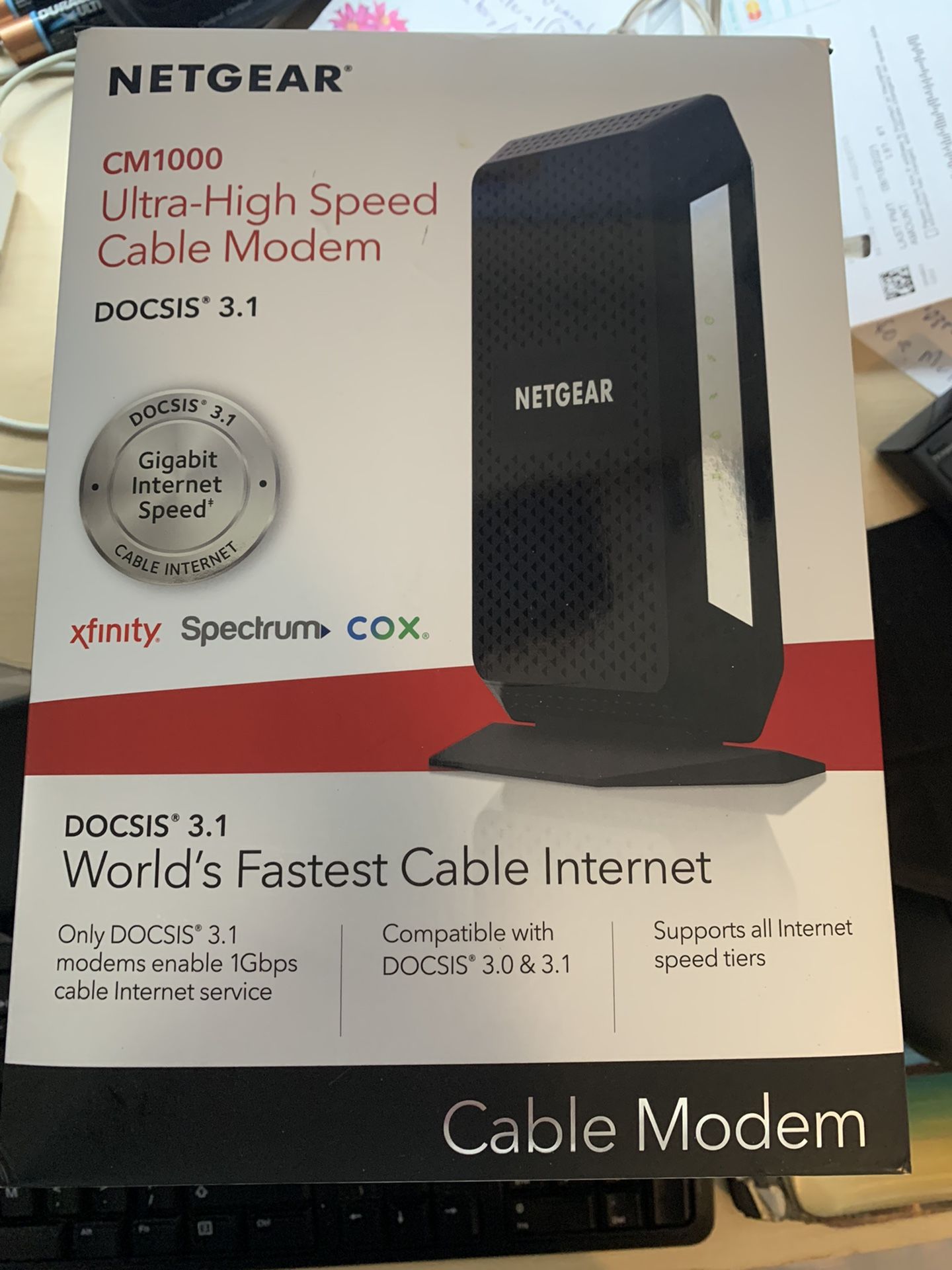 New Net gear CM1000 Docsis 3.1 Internet Cable Modem