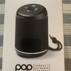 Merkury Pop Bluetooth Wireless Compact Speaker Brand New 