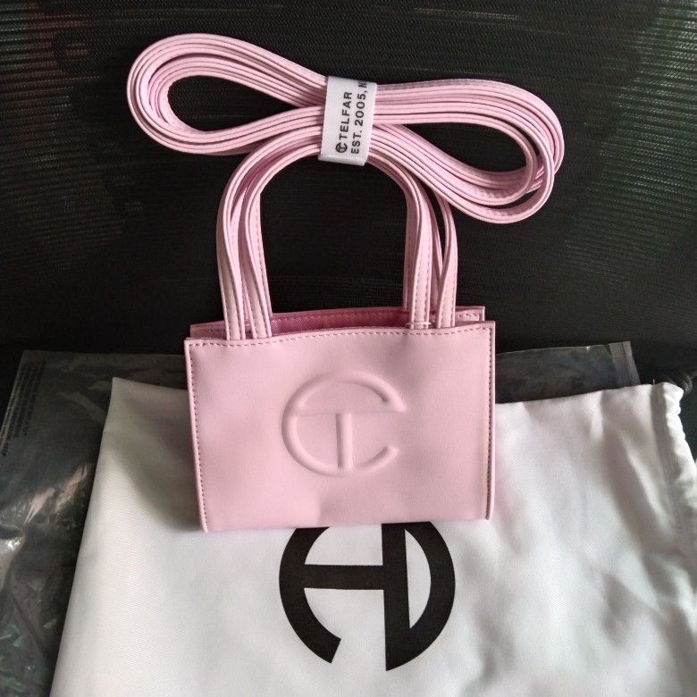 Telfar Small Shopping Bag Bubblegum Pink