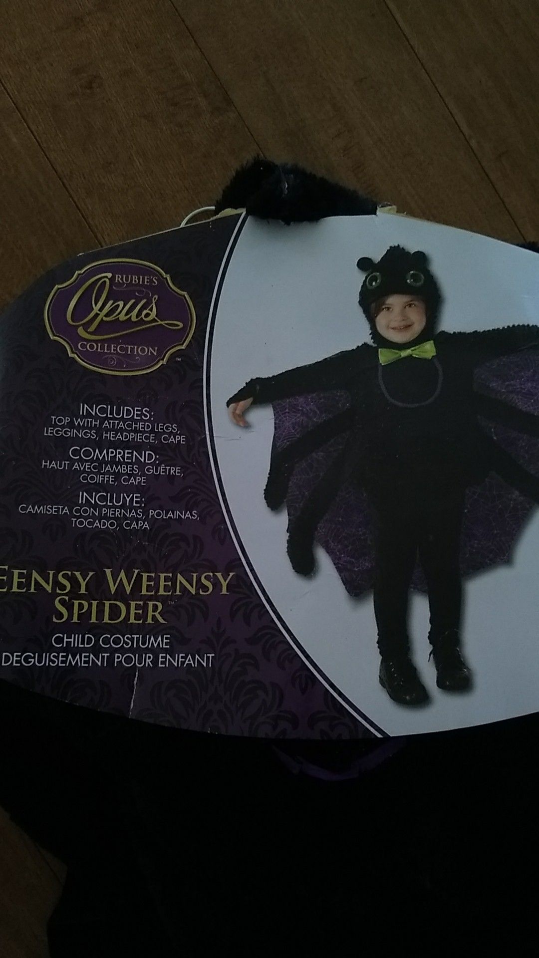 Rubie's Eensy Weensy Spider costume gentle used