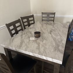 Faux Marble Table