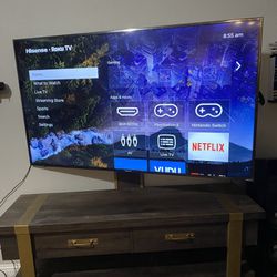 50in Tv Rotating Mount And Stand With Drawers 