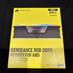 New CORSAIR VENGEANCE RGB DDR5 64GB (2x32GB) DDR5 6000MHz. Shoot Me Offer!