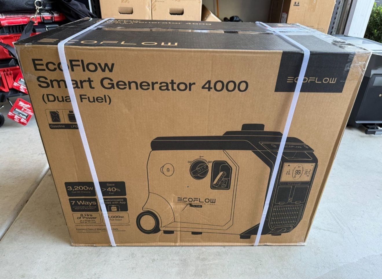 Ecoflow Smart Generator 4000 Brand New Unopened