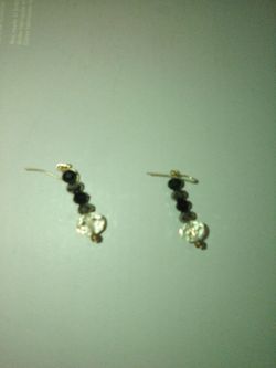 Gold and black and white