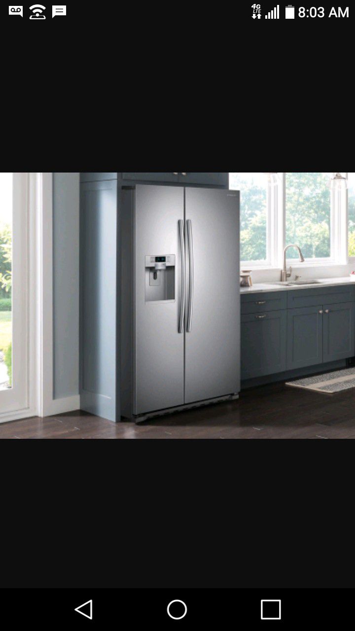 Samsung RS275 side by side refrigerator