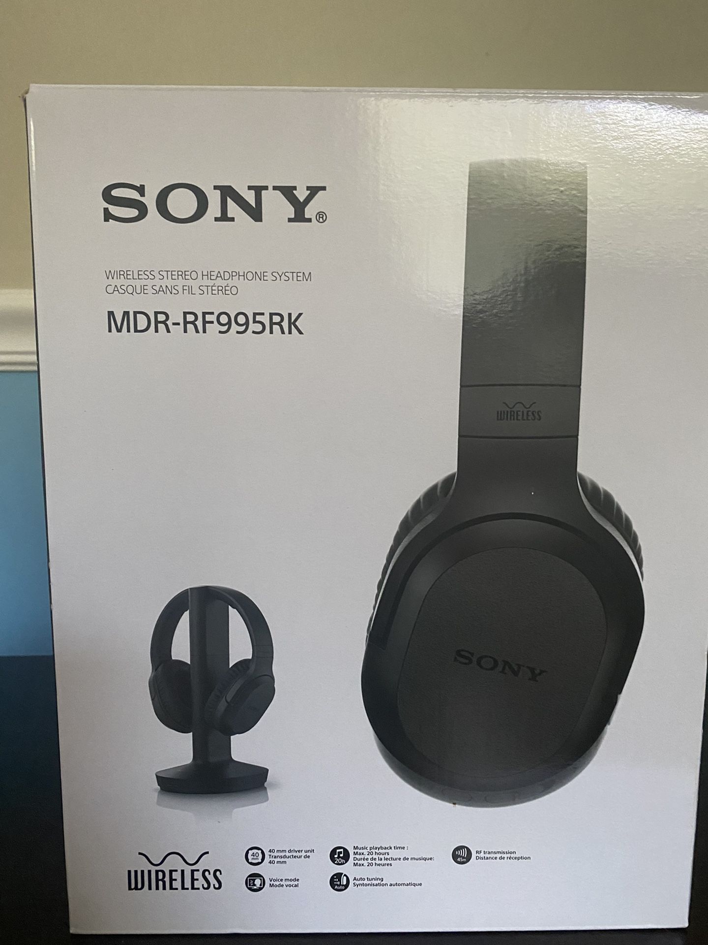 Sony Wireless Headphone System MDR-RF995RK