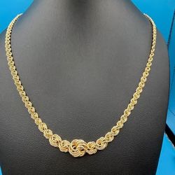 14k Yellow Gold Link Necklace