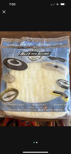Buff and Shine Wool Pad 10 In
