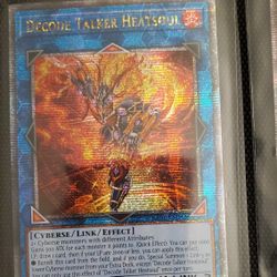 Yugioh Decode Talker Heatsoul Quarter Century Secret Rare 