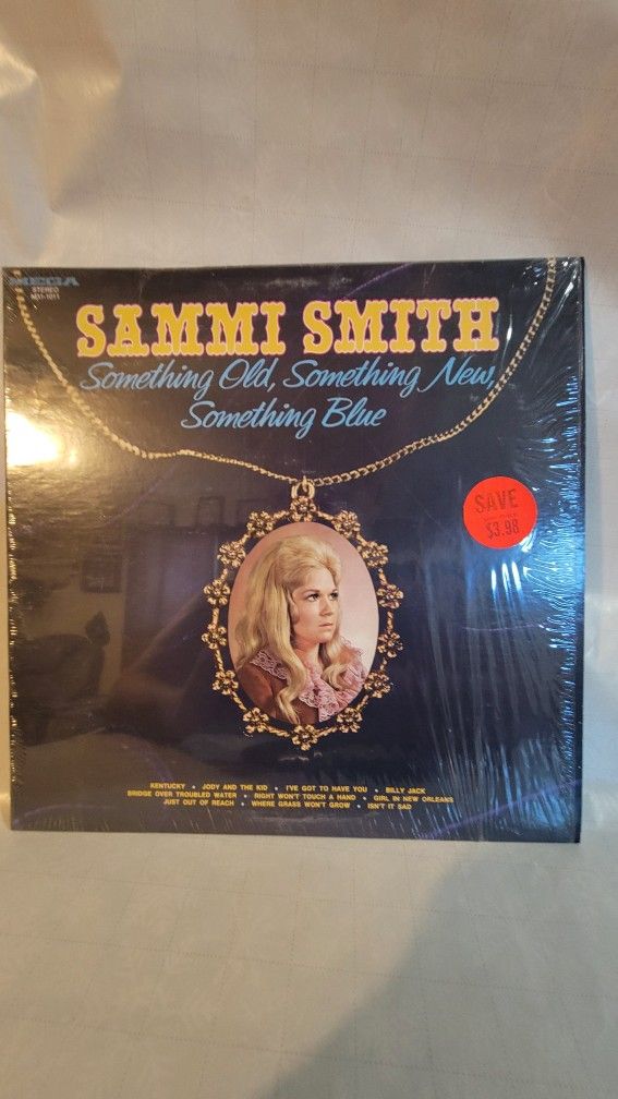 Sammi Smith Something Old, Something New, Something Blue M31-1011 Vinyl Mega Records 1972 Excellent Vintage Condition Plays Perfect Shrink Wrap Still