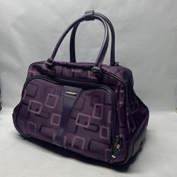 Apt 9 Purple Travel Bag 18” Long 10” Wide 13” Tall