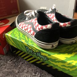 Red Checkered Vans