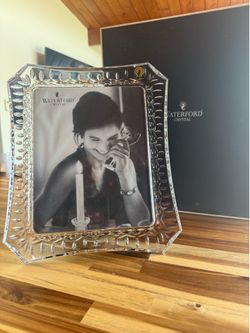 Waterford Crystal Lismore 8x10 Picture Frame w/ Original Box – Authentic – Excellent Condition