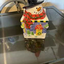 Snowman Cookie Jar
