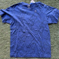 KAWS x Uniqlo All Over Holiday Print Tee 