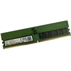 M324R4GA3BB0-CQKOL Samsung 32GB (1x32GB) 4800mhz Pc5-38400 ECC Unbuffered Dual Rank X8 Cl22 1.1v DDR5 SDRAM 288-pin UDIMM Memory Module For Server