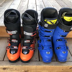 Salomon Ski Boots 26.5 Men’s - QST Access 70T  $79 & S/XPRO 130 Blue $149