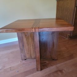 Solid Wood End Table 27×24×23 Inches