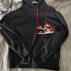 Rare Jordan 1 Retro Jumpman Holiday Hoodie