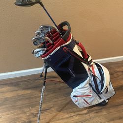 Golf Set Bundle w/PXG Driver + Callaway Rogue Irons 