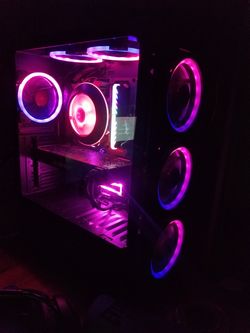 Rgb custom built gaming pc