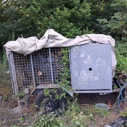 Single Axel Livestock Trailer