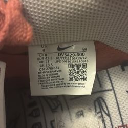 Nike sb dunk adobe red, size 9