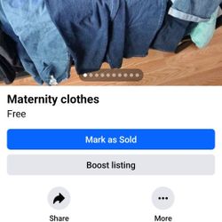 Maternity Clothes & Pillow