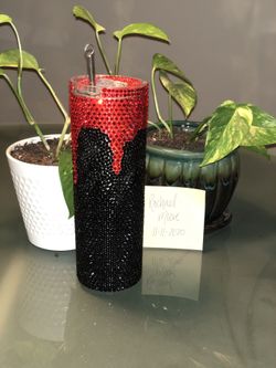 Rhinestone tumbler