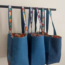 Denim Tote Bags 