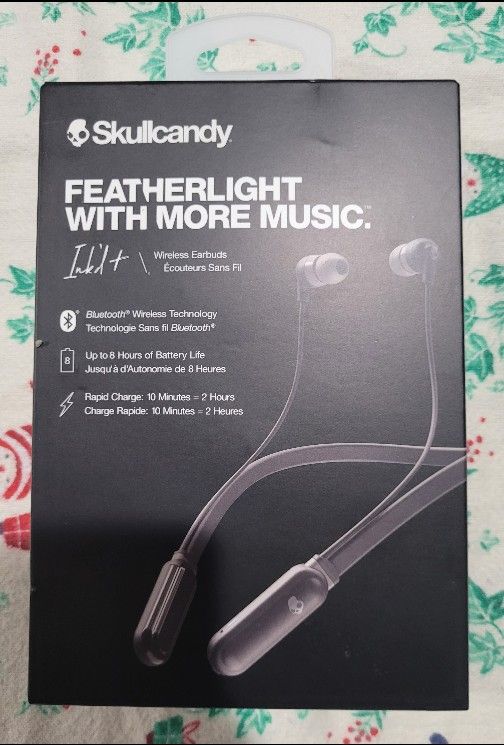 Skullcandy Ink'D+ Wireless In-Ear Headphones New