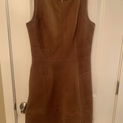 New White House Black Market Suede Dress 