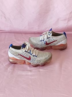 Nike Women's Sz 6 Air Vapormax Flyknit 3 Light Violet Red AJ6910-501 Shoes