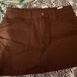 Brown Skirt