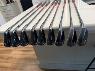 Avoda Golf Irons 5-Lob wedge with stiff graphite shafts ( cost $1500)
