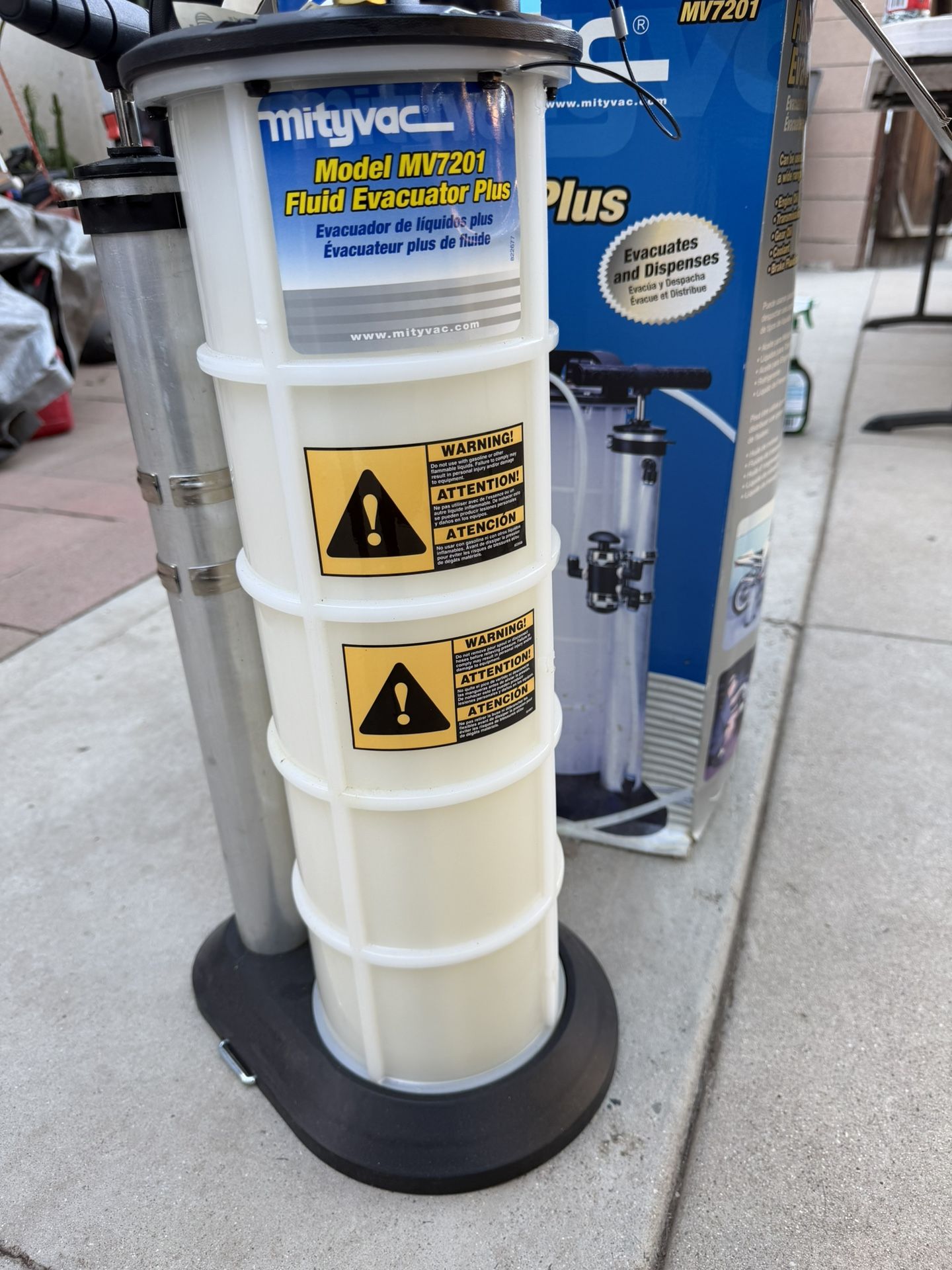 Mityvac 2.3 Gallon Fluid Evacuator Extractor 