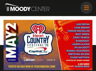 IHeart country music festival ticket