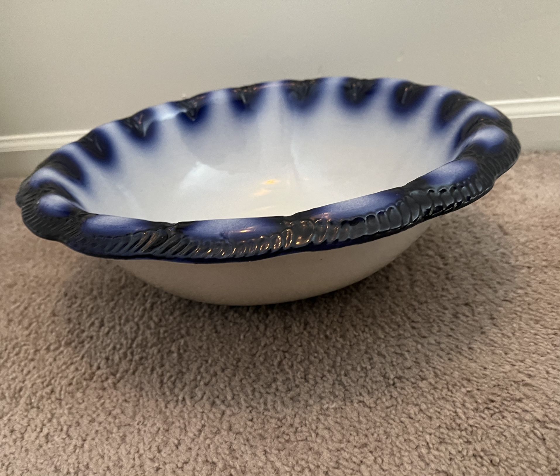 Blue And White Bowl