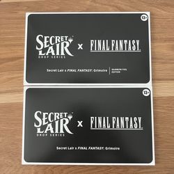MTG Secret Lair x Final Fantasy Grimoire English Rainbow Foil and Non-Foil Editions New