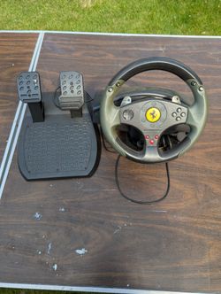 Thrustmaster Steering Wheel And Pedals