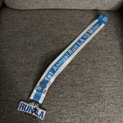 2023 Run LA 10 Miler Race Medal 