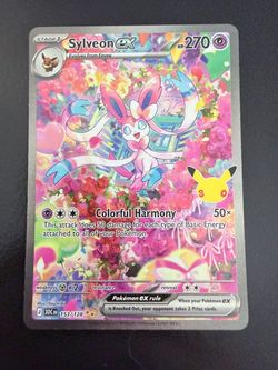 Sylveon EX 153/128 Pokémon card
